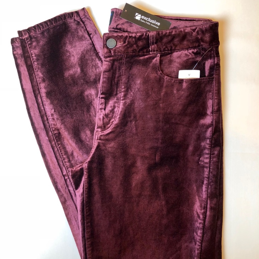 Women’s Paige Verdugo Ultra Skinny velvet jeans